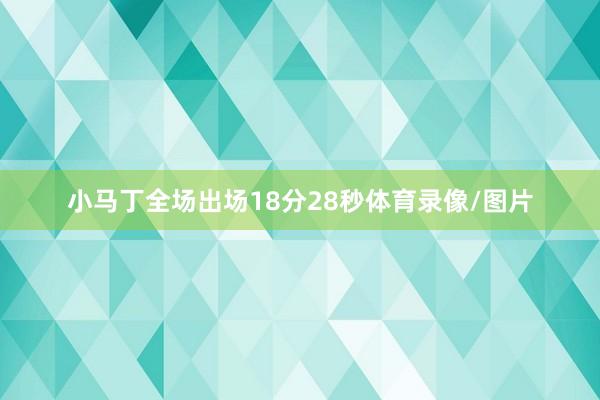 小马丁全场出场18分28秒体育录像/图片