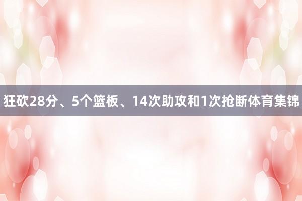 狂砍28分、5个篮板、14次助攻和1次抢断体育集锦