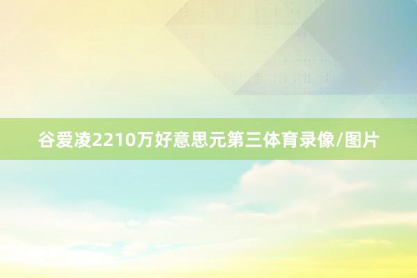 谷爱凌2210万好意思元第三体育录像/图片