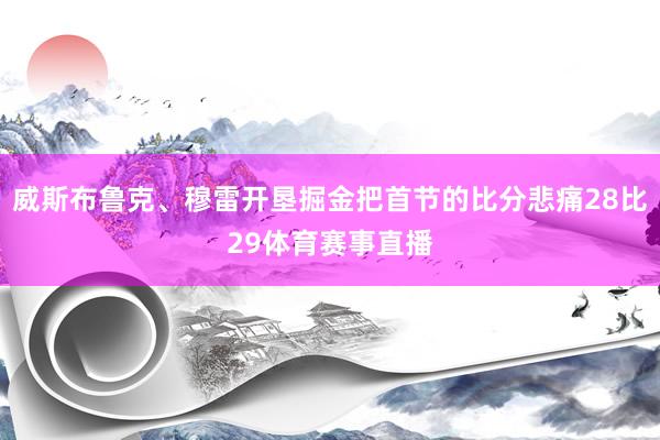 威斯布鲁克、穆雷开垦掘金把首节的比分悲痛28比29体育赛事直播