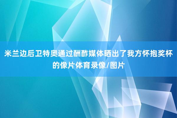 米兰边后卫特奥通过酬酢媒体晒出了我方怀抱奖杯的像片体育录像/图片